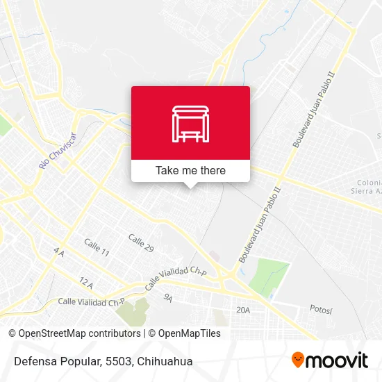 Defensa Popular, 5503 map
