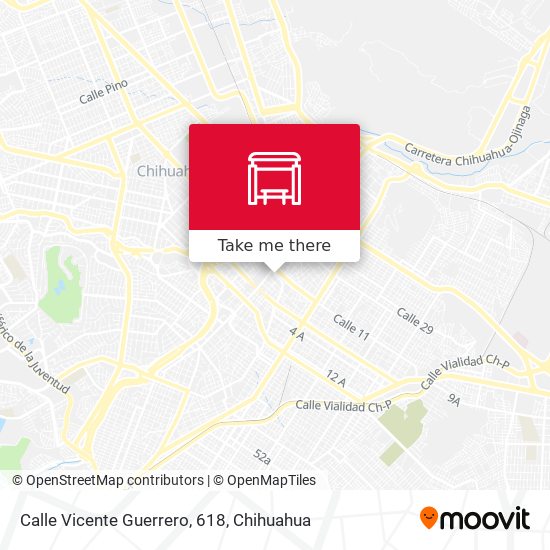 Calle Vicente Guerrero, 618 map