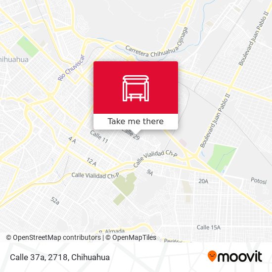 Mapa de Calle 37a, 2718