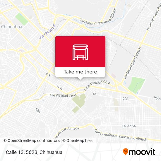 Mapa de Calle 13, 5623