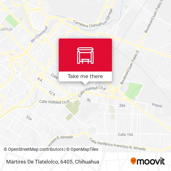 Mapa de Mártires De Tlatelolco, 6405