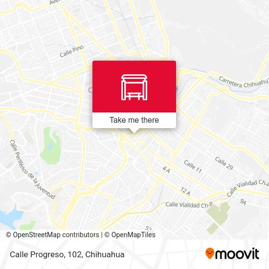 Calle Progreso, 102 map