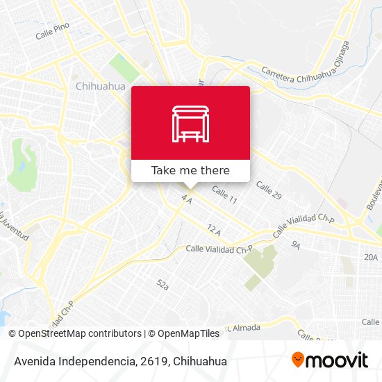 Mapa de Avenida Independencia, 2619