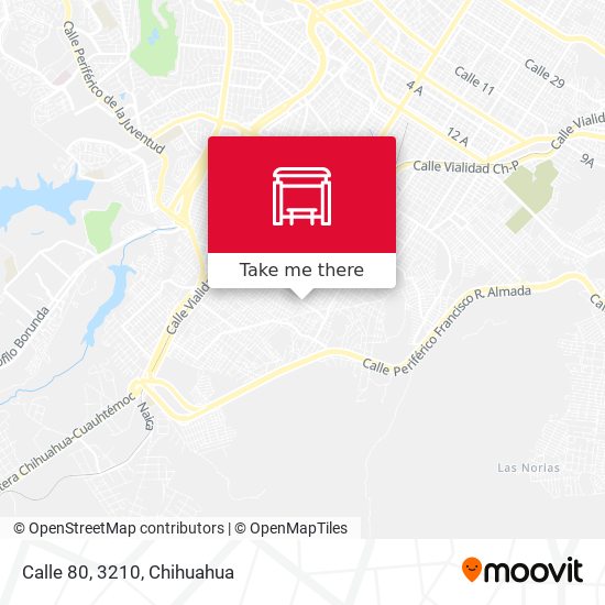 Mapa de Calle 80, 3210