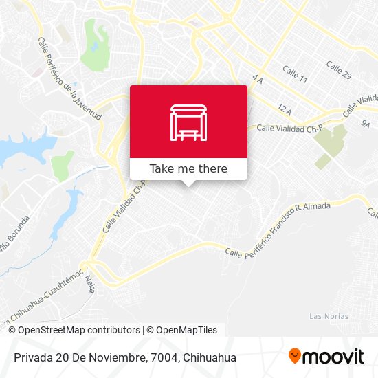 Mapa de Privada 20 De Noviembre, 7004