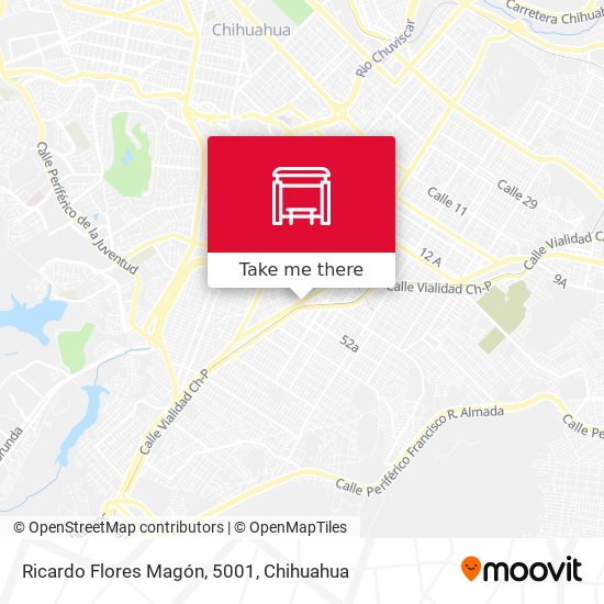 Ricardo Flores Magón, 5001 map