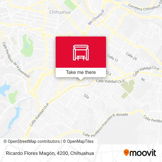 Ricardo Flores Magón, 4200 map