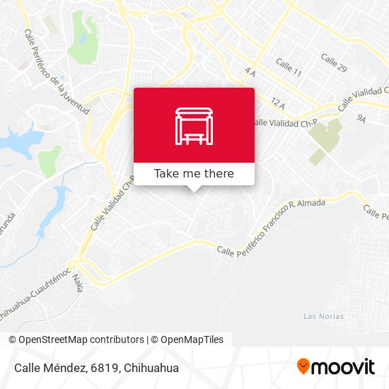 Mapa de Calle Méndez, 6819