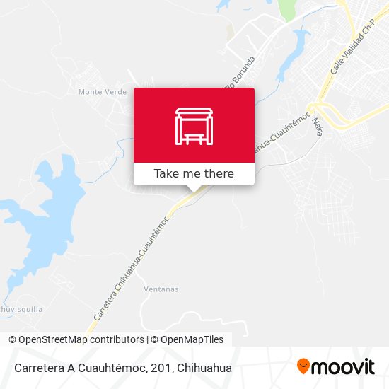 Mapa de Carretera A Cuauhtémoc, 201