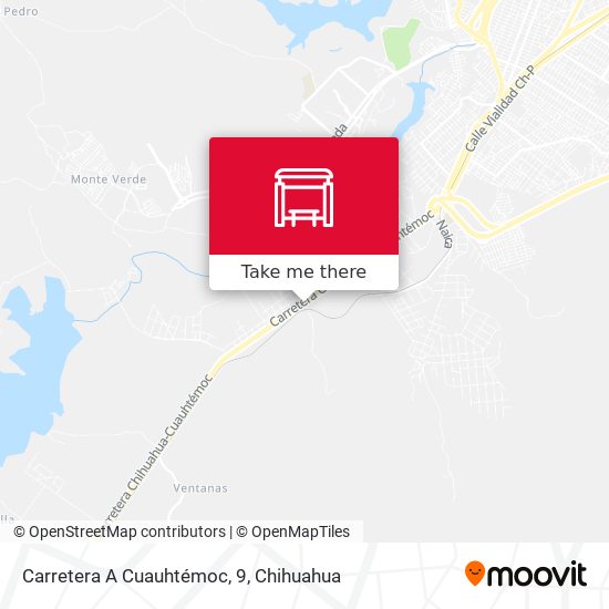 Carretera A Cuauhtémoc, 9 map