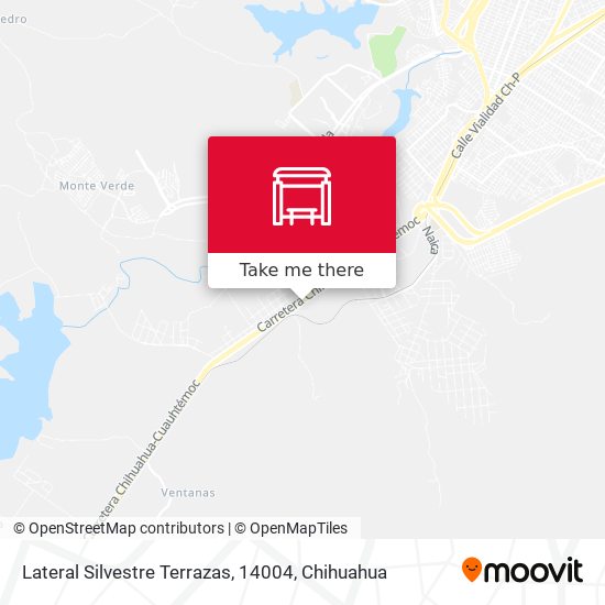 Mapa de Lateral Silvestre Terrazas, 14004
