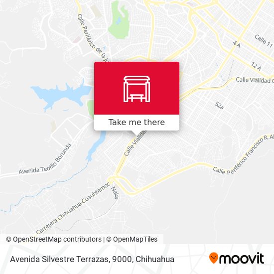 Mapa de Avenida Silvestre Terrazas, 9000