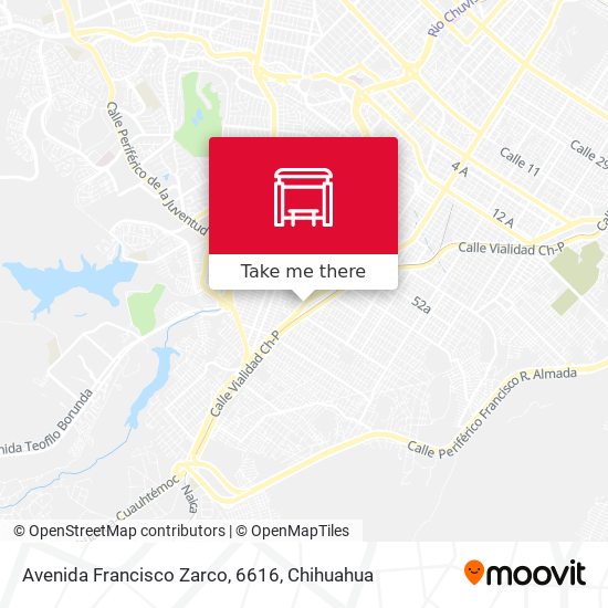Avenida Francisco Zarco, 6616 map