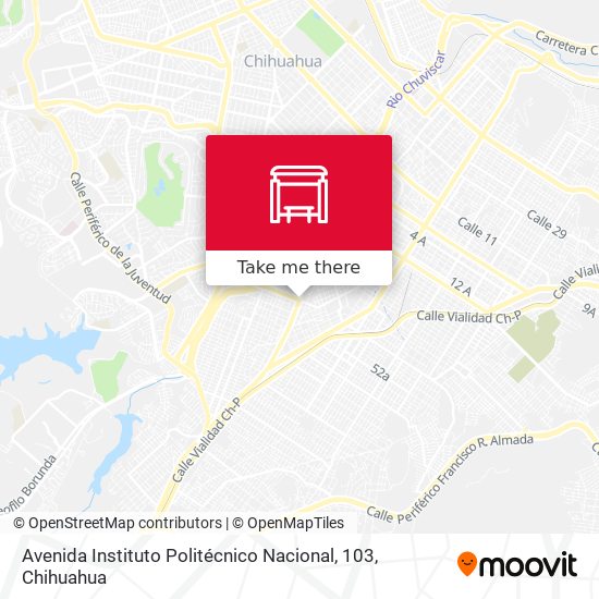 Avenida Instituto Politécnico Nacional, 103 map