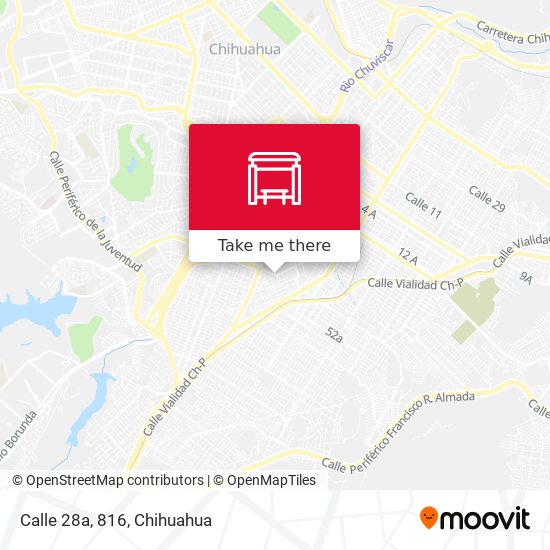 Mapa de Calle 28a, 816