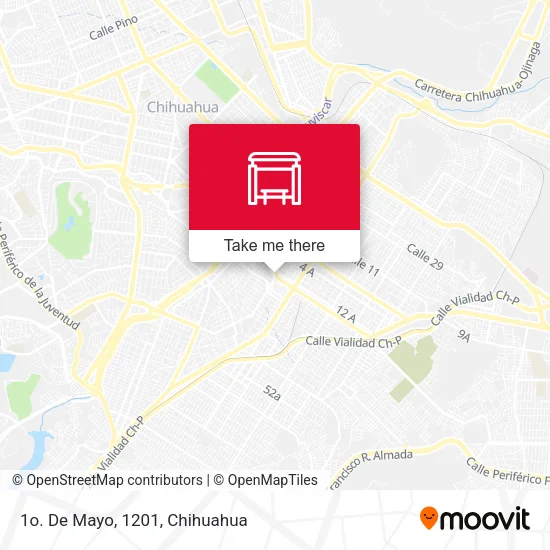Mapa de 1o. De Mayo, 1201