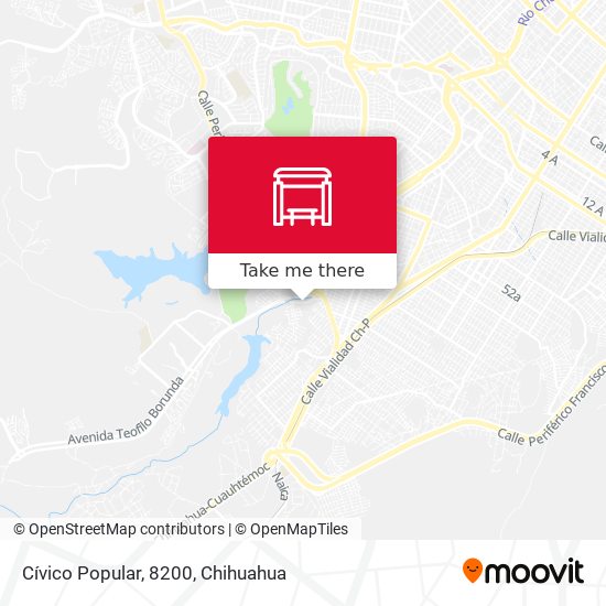 Cívico Popular, 8200 map