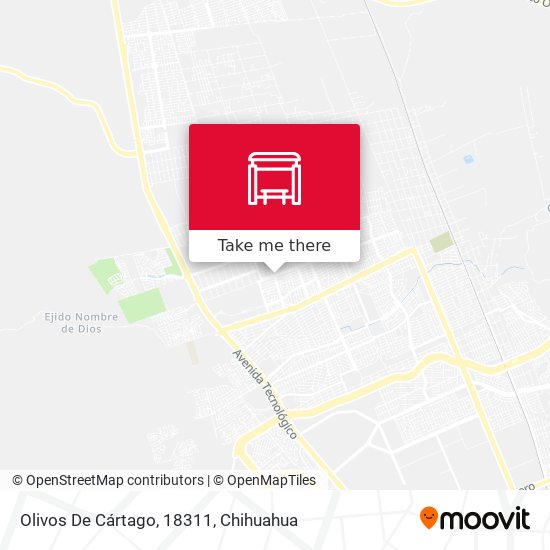 Olivos De Cártago, 18311 map