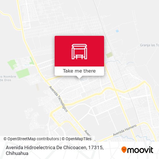 Avenida Hidroelectrica De Chicoacen, 17315 map
