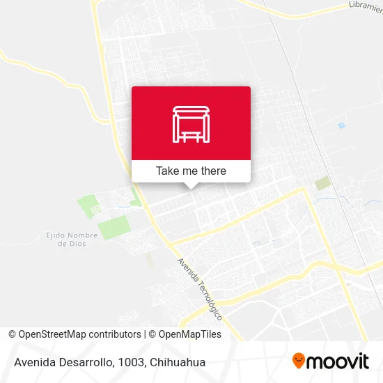 Mapa de Avenida Desarrollo, 1003
