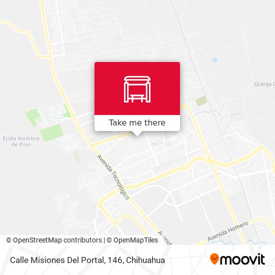 Calle Misiones Del Portal, 146 map
