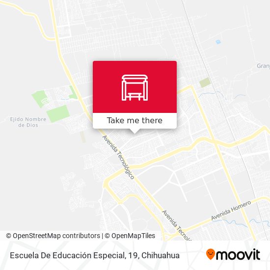 Escuela De Educación Especial, 19 map