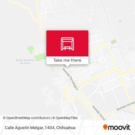 Calle Agustin Melgar, 1404 map