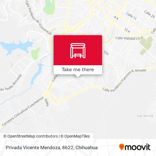 Privada Vicente Mendoza, 8622 map