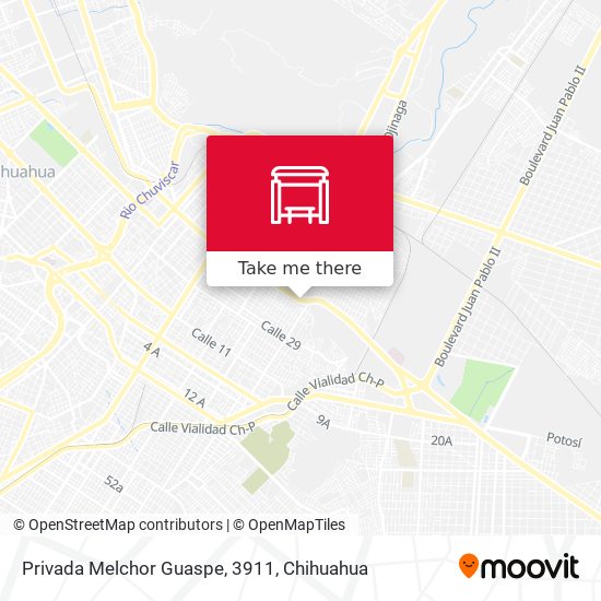 Mapa de Privada Melchor Guaspe, 3911
