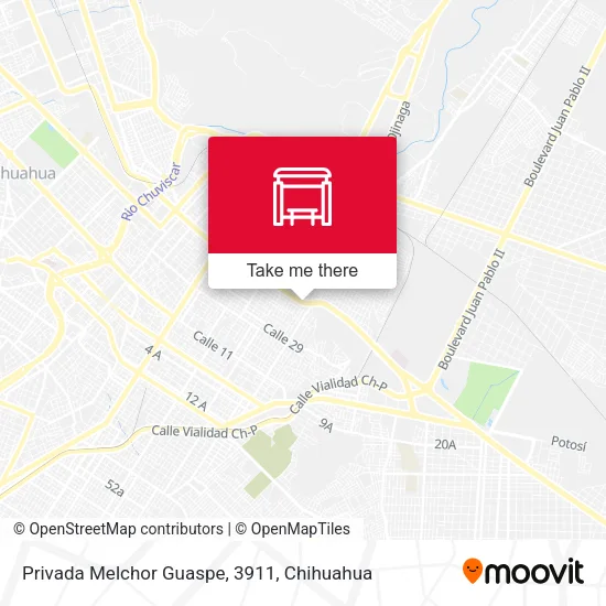 Mapa de Privada Melchor Guaspe, 3911