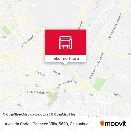Mapa de Avenida Carlos Pacheco Villa, 5609