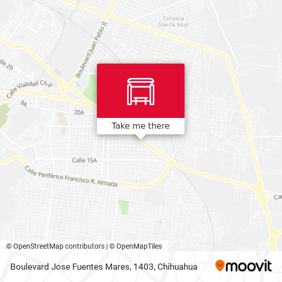 Boulevard Jose Fuentes Mares, 1403 map