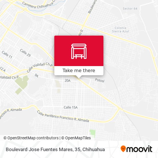 Boulevard Jose Fuentes Mares, 35 map