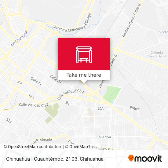 Chihuahua - Cuauhtémoc, 2103 map