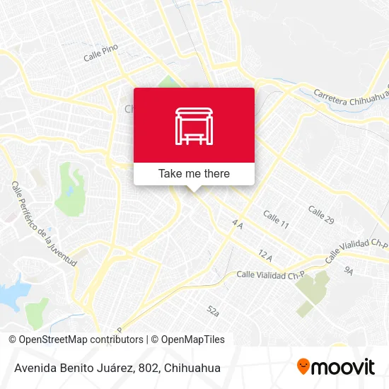 Mapa de Avenida Benito Juárez, 802