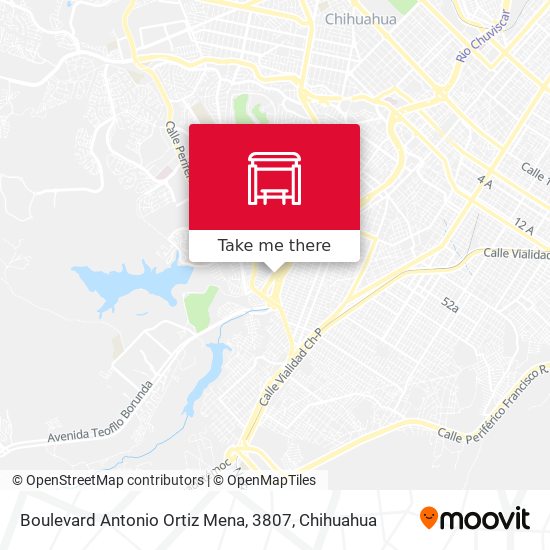 Boulevard Antonio Ortiz Mena, 3807 map