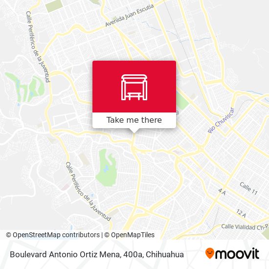 Boulevard Antonio Ortiz Mena, 400a map