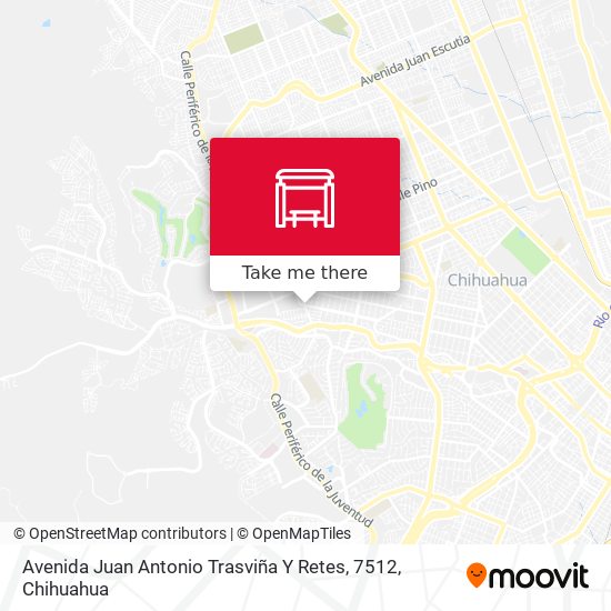 Avenida Juan Antonio Trasviña Y Retes, 7512 map