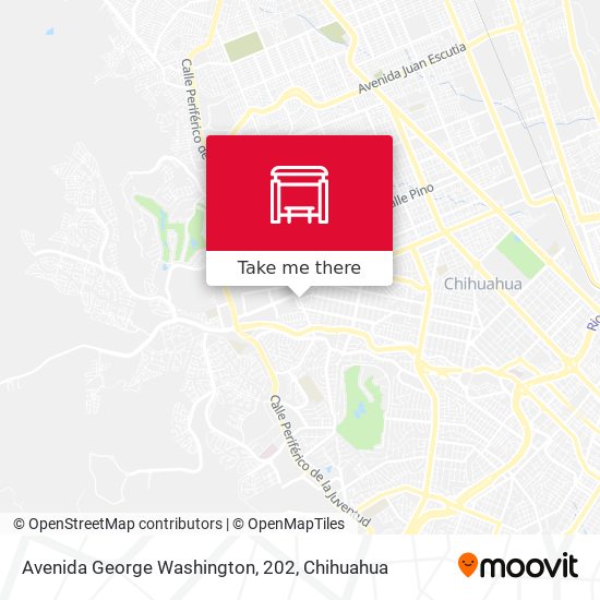 Avenida George Washington, 202 map