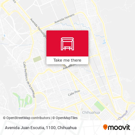 Avenida Juan Escutia, 1100 map