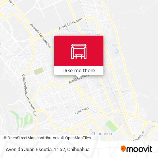 Avenida Juan Escutia, 1162 map