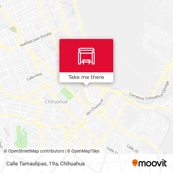 Mapa de Calle Tamaulipas, 19a