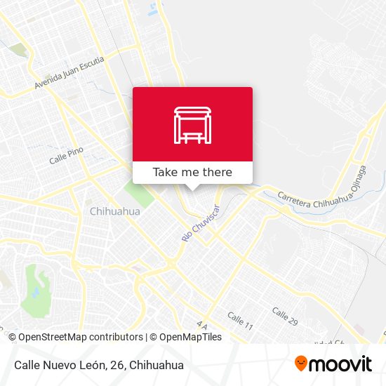 Mapa de Calle Nuevo León, 26