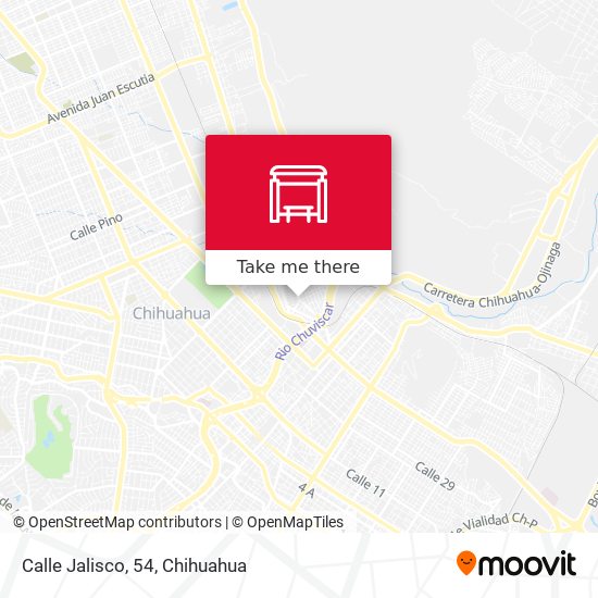 Mapa de Calle Jalisco, 54