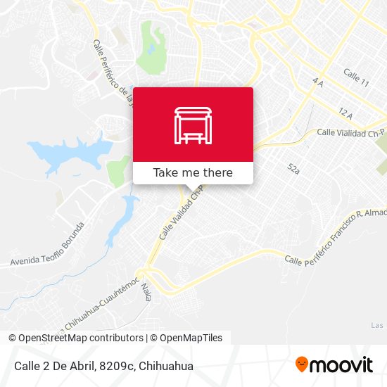 Mapa de Calle 2 De Abril, 8209c