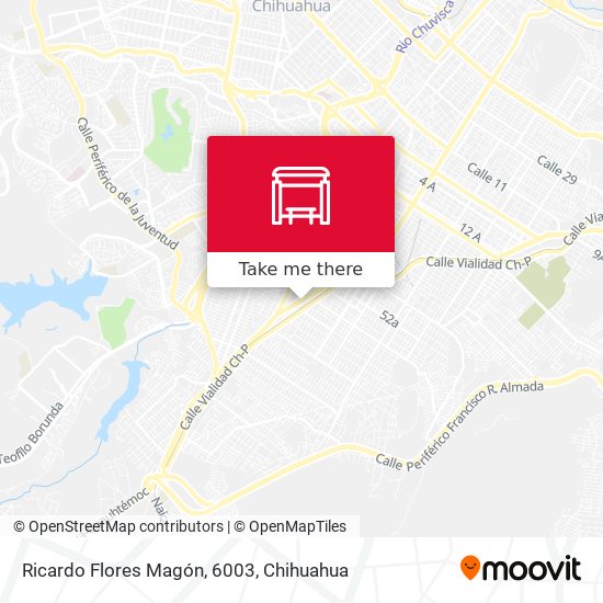 Ricardo Flores Magón, 6003 map