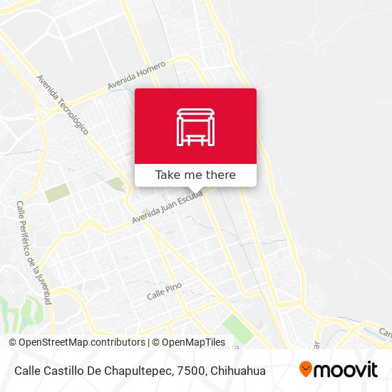 Calle Castillo De Chapultepec, 7500 map