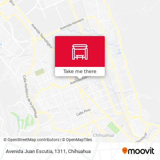 Avenida Juan Escutia, 1311 map