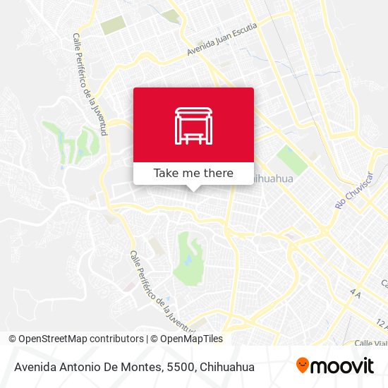 Mapa de Avenida Antonio De Montes, 5500