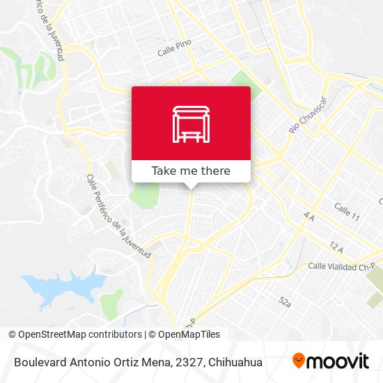 Mapa de Boulevard Antonio Ortiz Mena, 2327